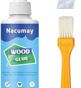Wood Glue, Wood Glue for Furniture Heavy Duty - Strongest Wood Glue for Woodworking Waterproof Repair Glue Suitable for Furniture, Garden, Crafts, DIY, Metal to Wood，Wood to Wood (150g/5.1oz)